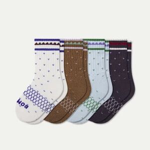 Bombas Junior Holiday Calf Sock 4-Pack